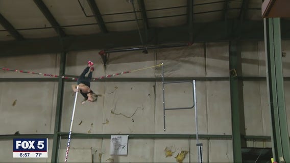 Olympic pole vaulting hopefuls training in Northwest Georgia