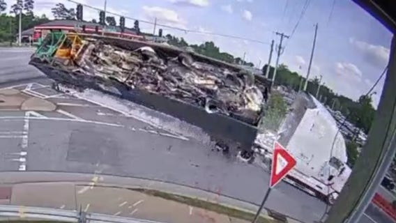 Cautionary tale: Duluth police release video showing top-heavy tractor-trailer overturning