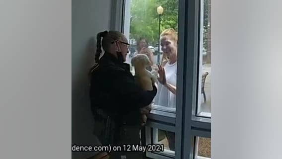 Woman reunited with dog, another woman arrested
