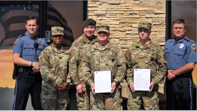 Army soldiers praised for life-saving heroism after road-rage shooting