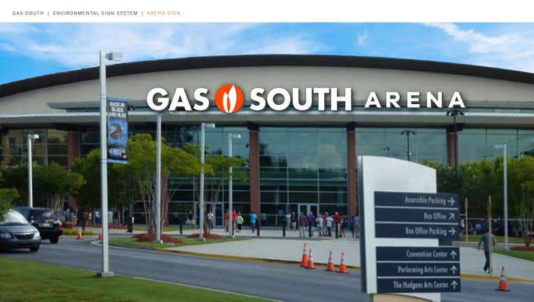 gwinnett arena gas south