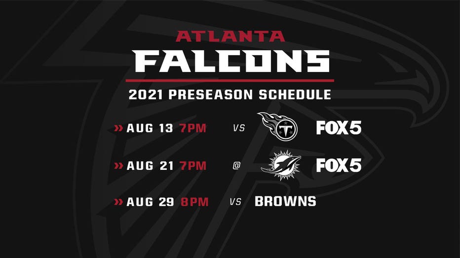 Atlanta Falcons release 2021 regular season schedule
