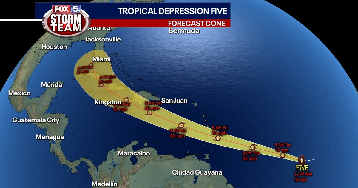 Tropical Depression Five expected to become Tropical Storm Elsa early ...