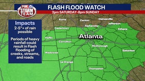 Tropical depression Claudette brings heavy rain overnight Sunday with risk of severe storms to the east