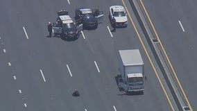 Man who led CHP officers on pursuit from West LA to Encino taken into custody