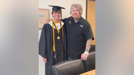 Carrollton police officer reunited with son for first time since he was shot