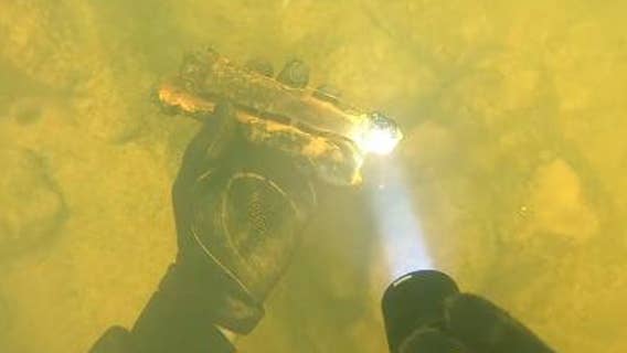 Divers make explosive find in Chattahoochee River