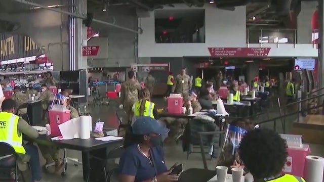 Mercedes-Benz Stadium vaccination site surpasses 300,000th dose on final day