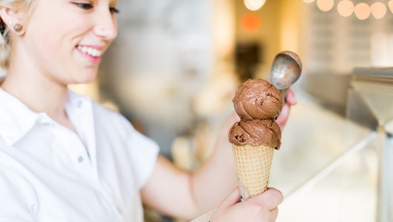 Ice Cream Fanatic Cute Ice Cream Cone Gelato Sundae I Love Ice Cream Scoop  Soft Serve Magnet for Sale by KLINESTORE