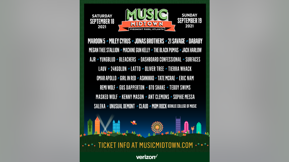 Music Midtown releases 2021 festival lineup