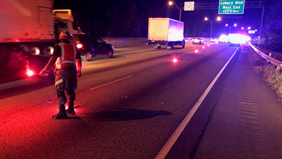 Man shot on I-20