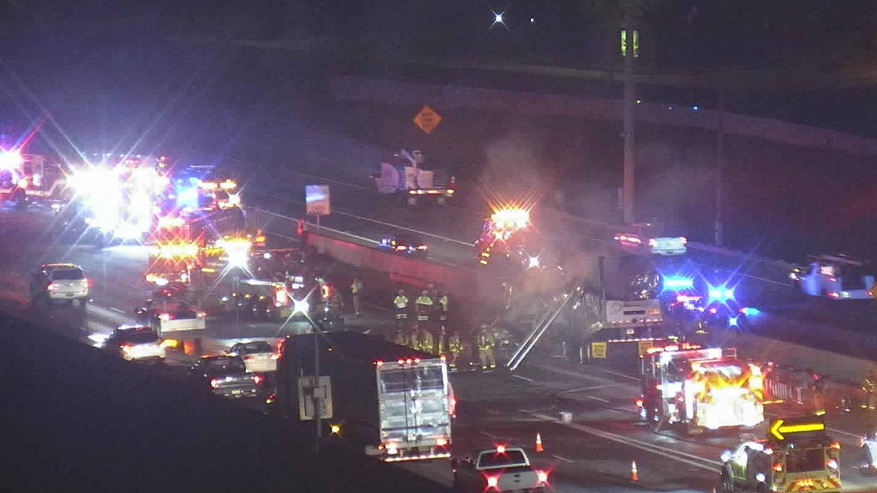 All Lanes Re Opened On I 285 Eastbound After Crews Cleared Vehicle Fire Fox 5 Atlanta 8478