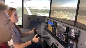 High school students get flight simulator training in Fayette County