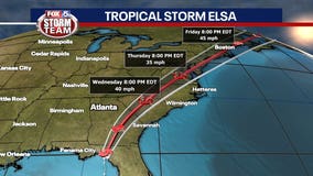 How Tropical Storm Elsa will impact Georgia