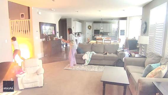 Video shows hoverboard explode in Utah home