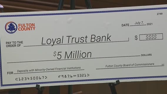 Fulton County deposits $10 million in minority-owned banks