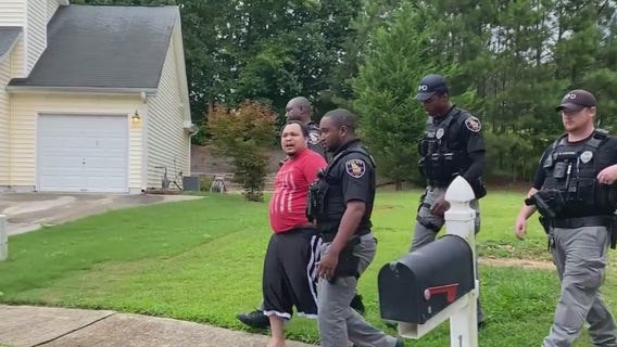 Exclusive video: Fairburn police arrest man accused of killing his own brother