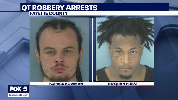 Two arrested in connection to armed robbery at Fayette County gas station