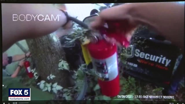 Officers rescue suspected car thief from burning car after police chase