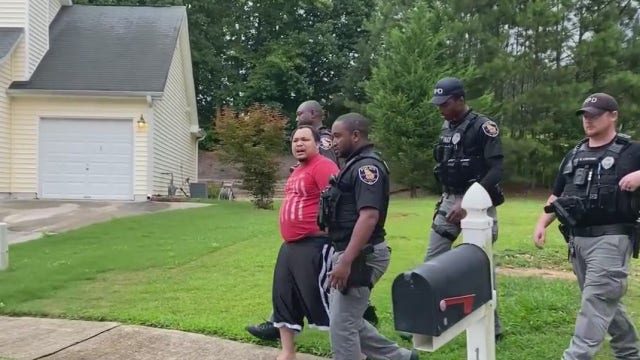 Exclusive video: Fairburn police arrest man accused of killing his own brother