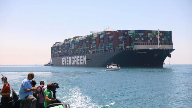 Egypt releases Ever Given months after cargo ship blocked Suez Canal