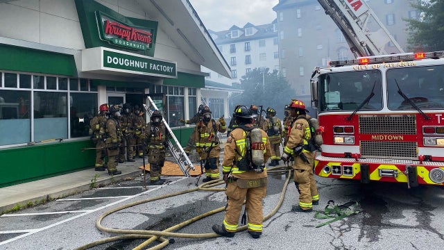 Fire at historic Krispy Kreme on Ponce for second time this year