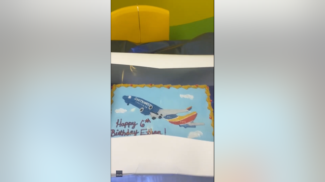 Mom throws Southwest Airlines-themed birthday party for 6-year-old son