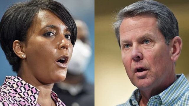 Kemp takes jab at Atlanta mayor's mask mandate