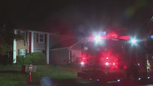 Lightning strike sets DeKalb County house on fire