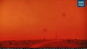 Orange skies blanket California again due to wildfires