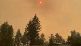 Ash rains down in California from Caldor Fire