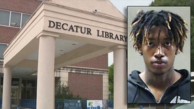 Arrest made after man found shot at Decatur Library, police say