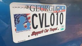 New Georgia specialty tag helps show support for troops