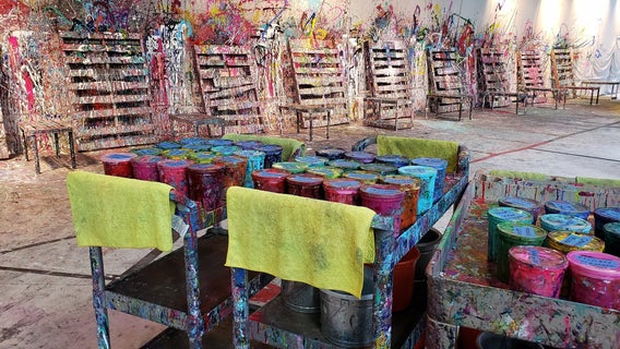 Making a beautiful mess at The Splatter Studio