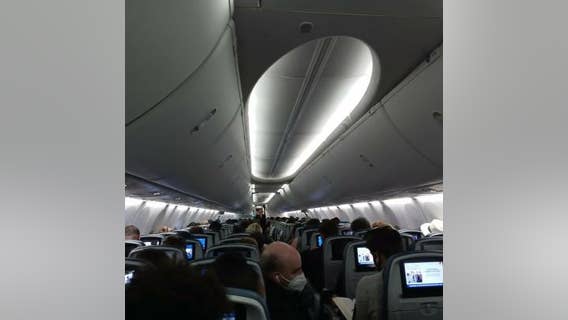 Panic on planes after images are AirDropped to passengers