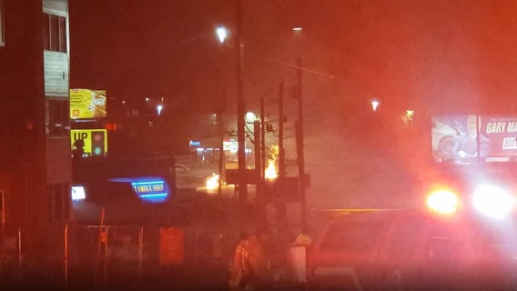 Cheshire Bridge Road remains closed, gas leak repaired