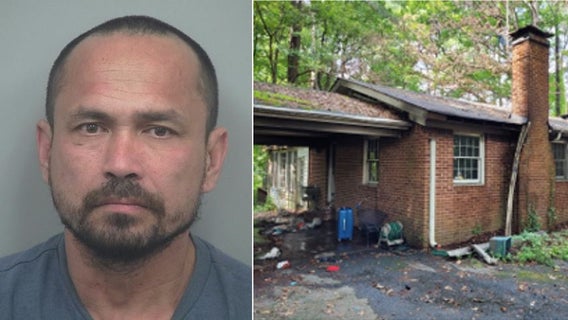 Man charged with arson after house in Lilburn