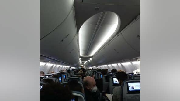 Panic on planes after images are AirDropped to passengers