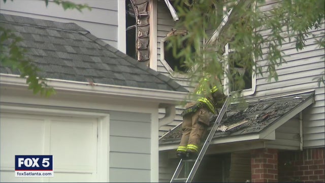 Two pets rescued from Gwinnett County townhome fire, third pet missing