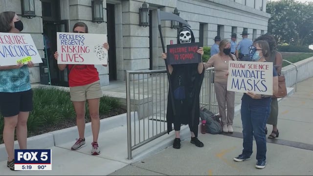 Group demands Georgia universities require masks and vaccines