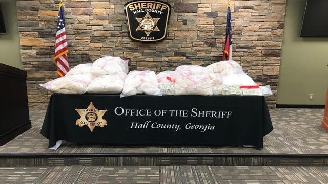 Sheriff: Hundreds of kilograms of meth seized in Georgia investigation