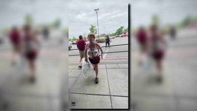 Woman arrested after alleged attack sparked by 'Abolish ICE' bumper sticker