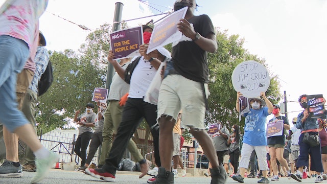 Atlanta activists join nation in march to demand federal election reform