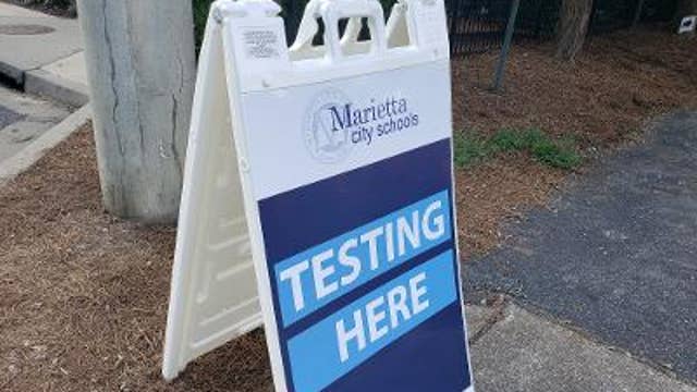 Marietta City Schools sets up COVID-19 testing site