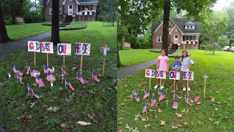 Cedartown children tribute to airport attack