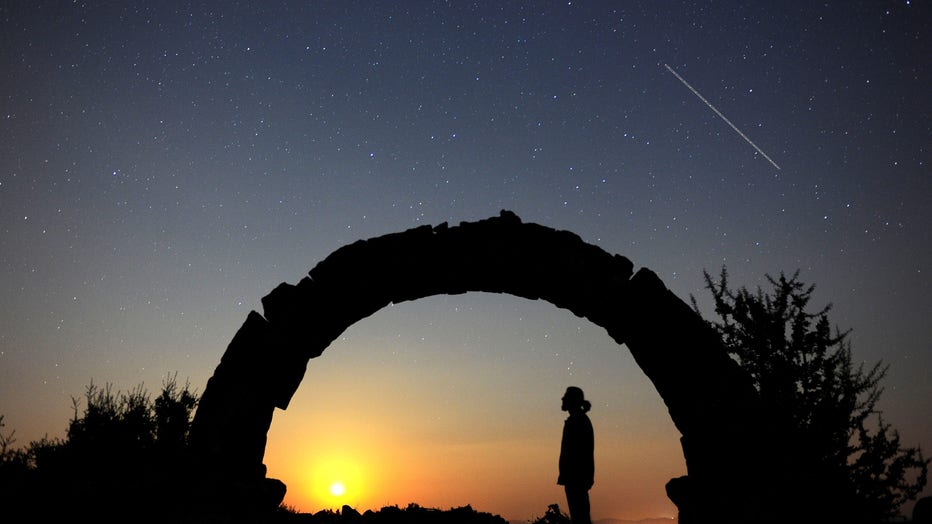 Perseid Meteor Shower in Turkey's Usak