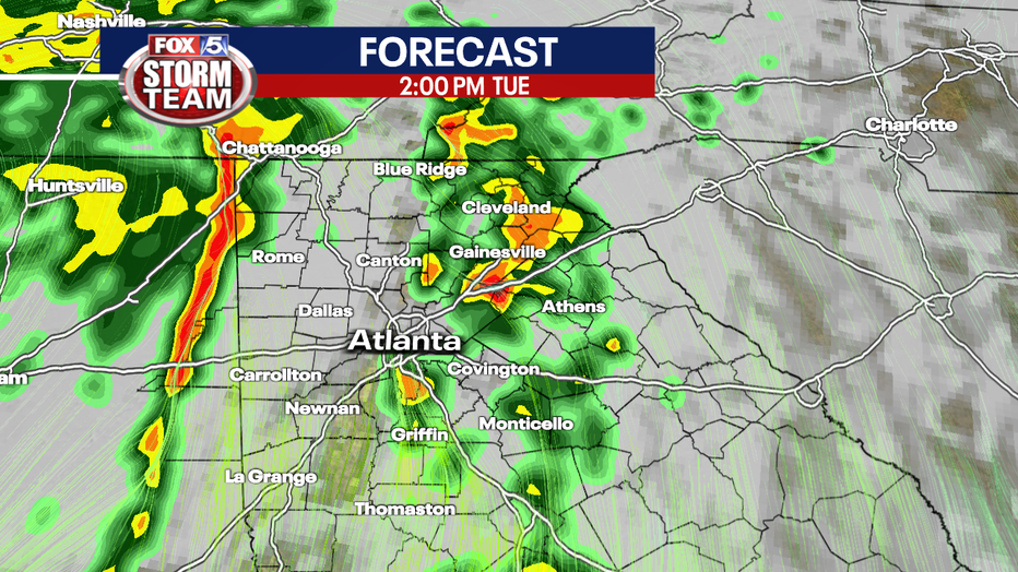 TIMELINE: Remnants of Ida bringing flooding, possible tornadoes to Georgia