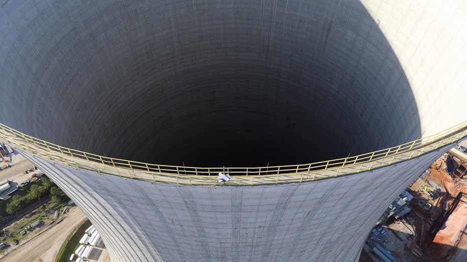 Vogtle Unit 4 cooling tower in 2020