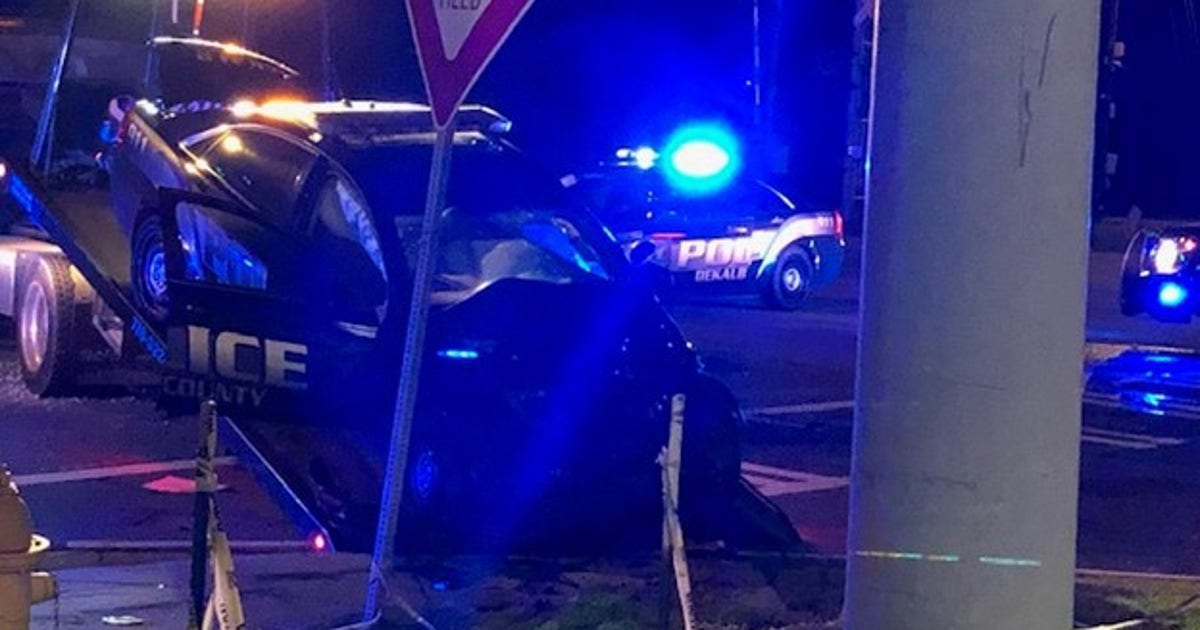 DeKalb County police officer injured in crash with DUI suspect | FOX 5 ...