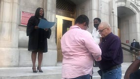 Terminally ill patient married on Fulton County Courthouse steps